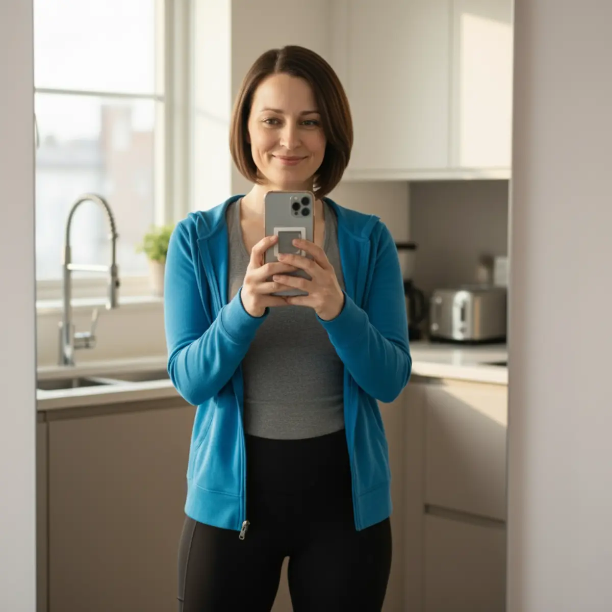 Woman feeling bloated and tired